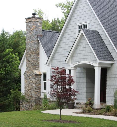 what color metal roof goes with a gray house|gray metal roof white house.